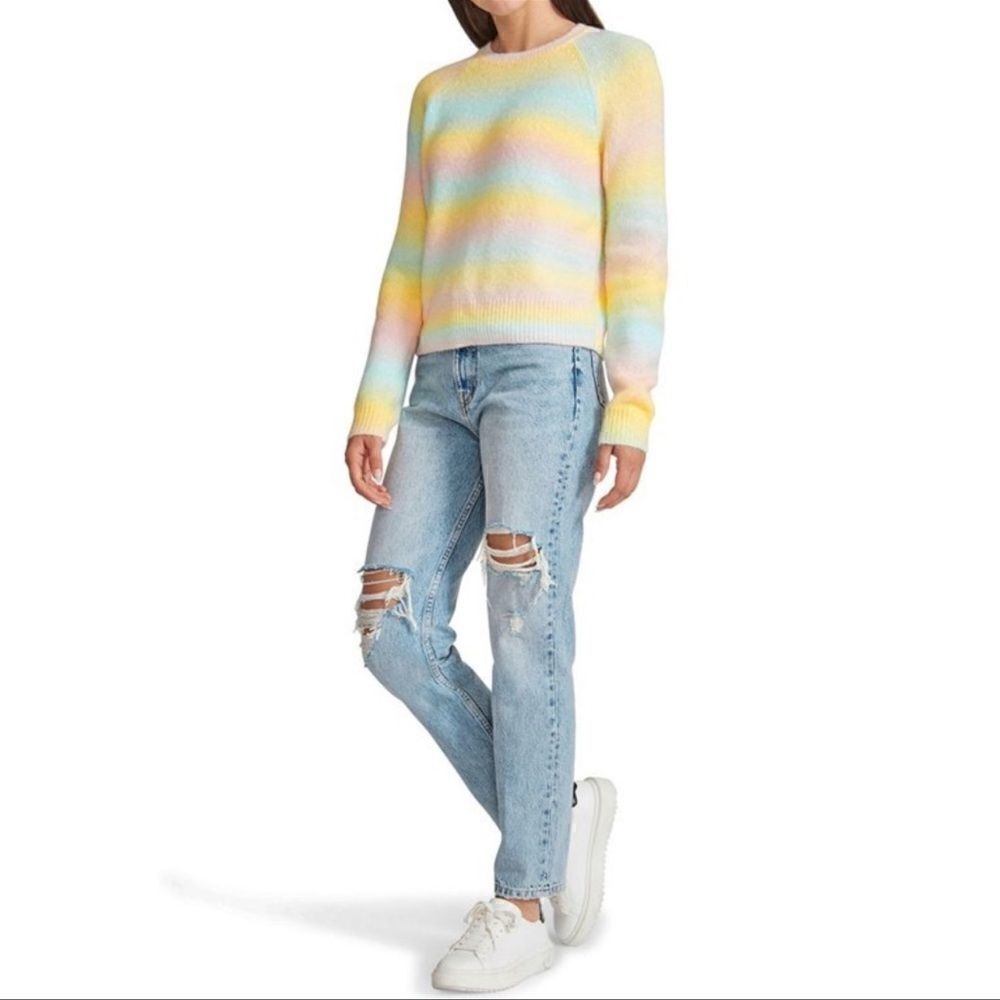 BB Dakota by Steve Madden Wool Blend Ombre Sweater NEW Size Large
